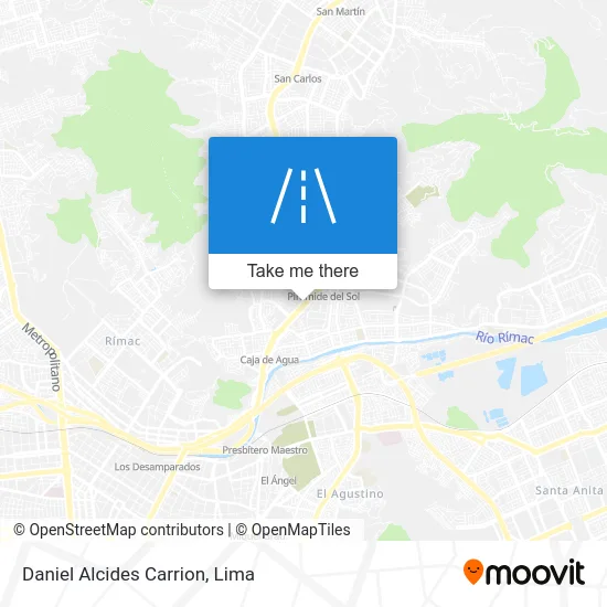 Daniel Alcides Carrion map