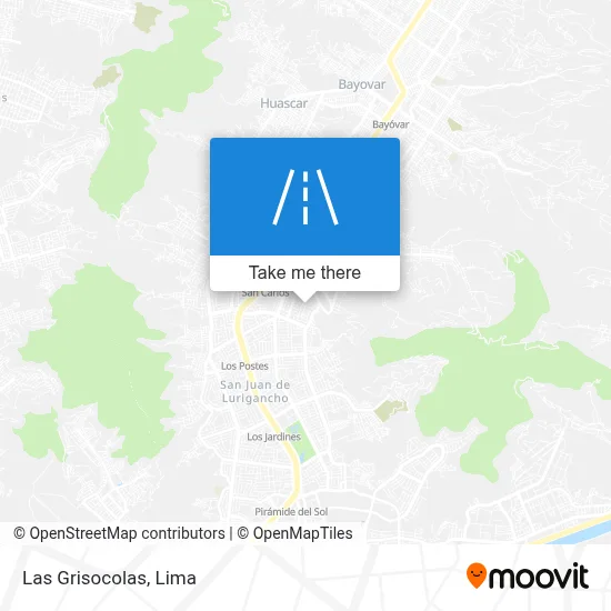 Las Grisocolas map
