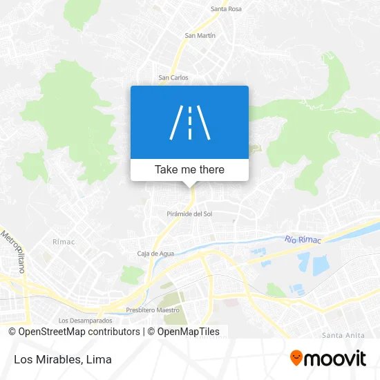 Mapa de Los Mirables