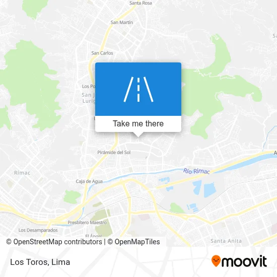 Los Toros map