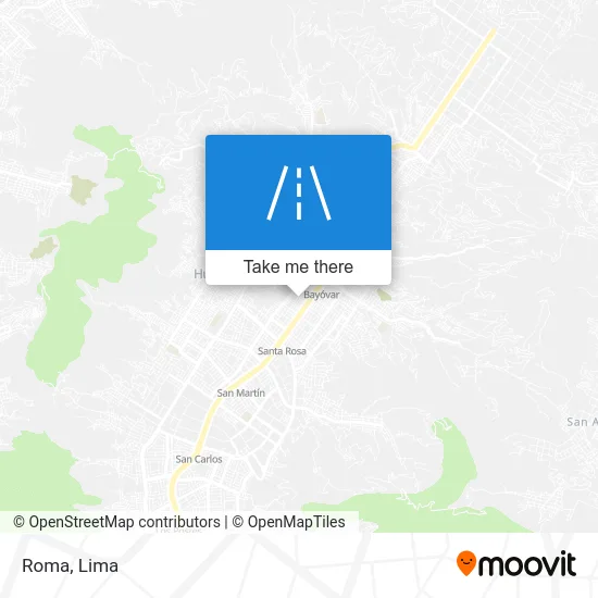 Mapa de Roma