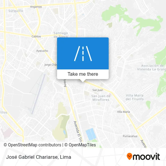 José Gabriel Chariarse map