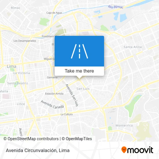 Avenida Circunvalación map
