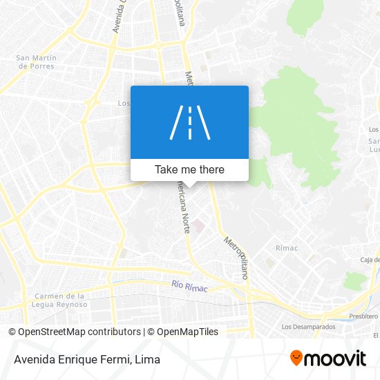 Avenida Enrique Fermi map