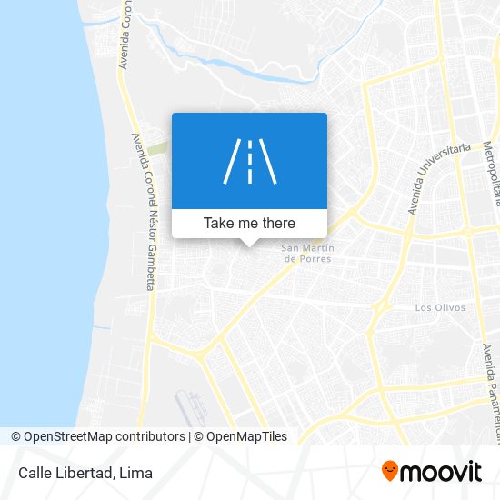 Mapa de Calle Libertad