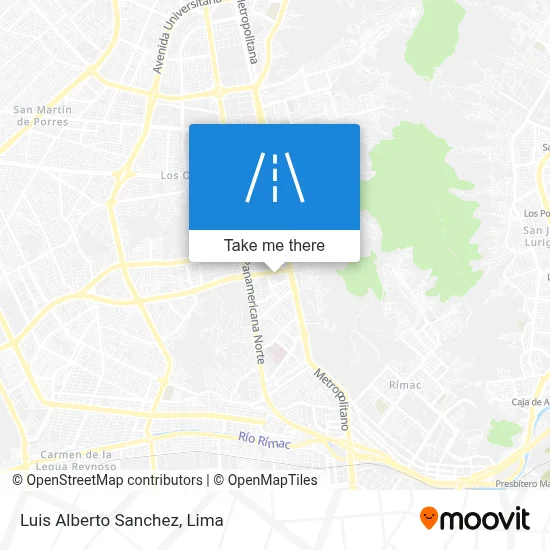 Luis Alberto Sanchez map