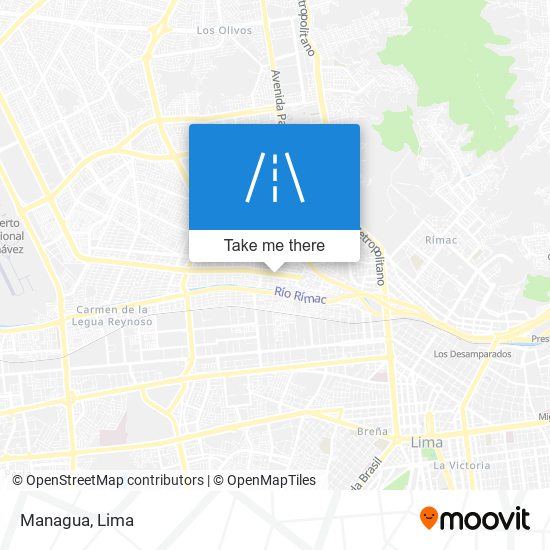 Managua map