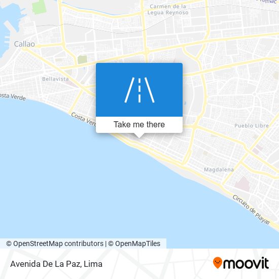 Avenida De La Paz map
