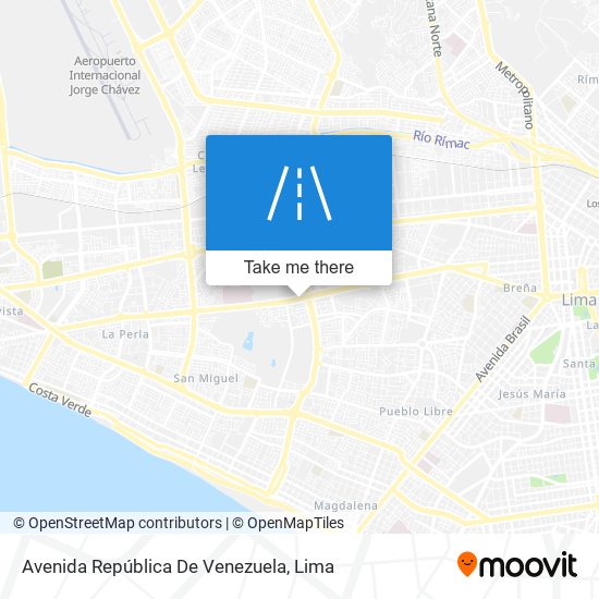 Avenida República De Venezuela map