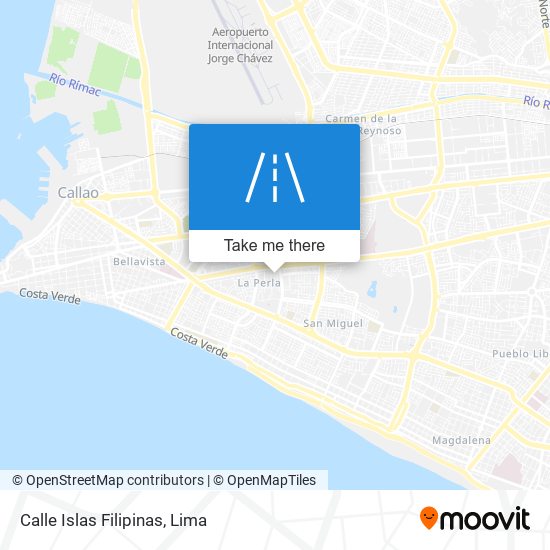 Calle Islas Filipinas map