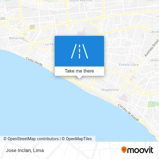 Jose Inclan map