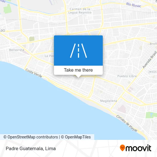 Padre Guatemala map