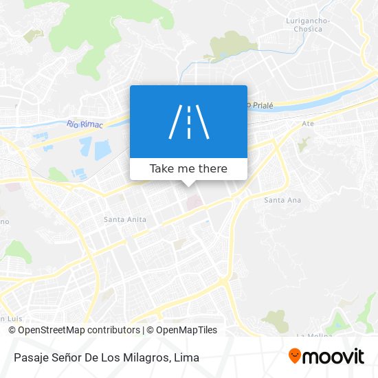 Pasaje Señor De Los Milagros map