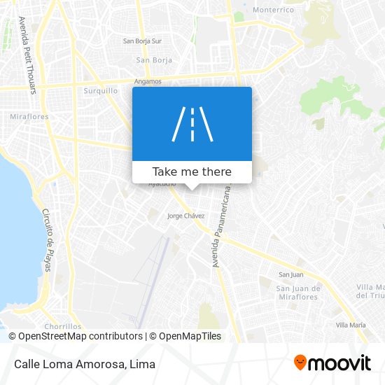 Calle Loma Amorosa map