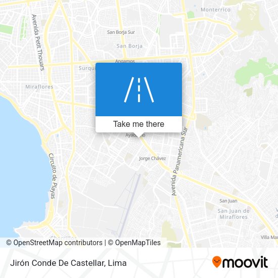 Mapa de Jirón Conde De Castellar