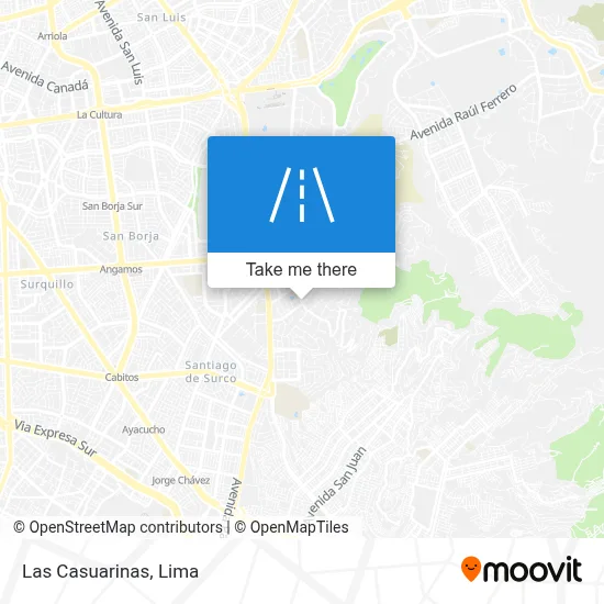 Las Casuarinas map