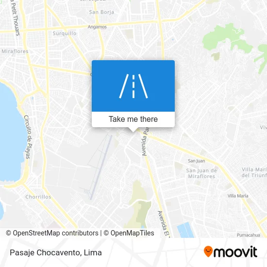 Pasaje Chocavento map