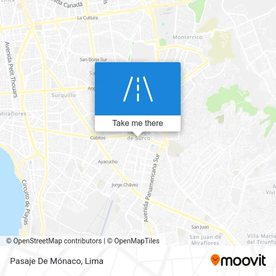 Pasaje De Mónaco map