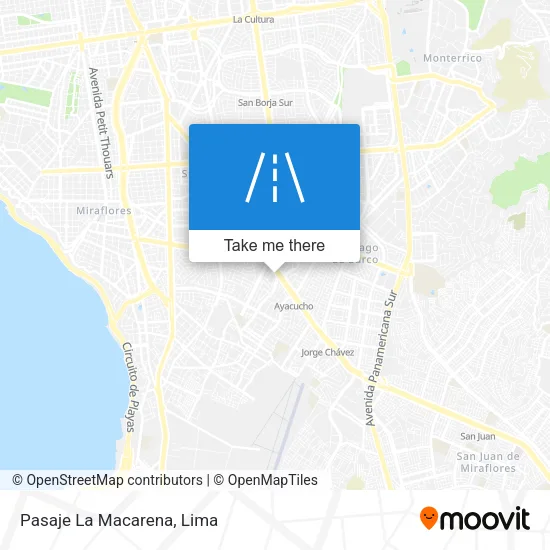 Pasaje La Macarena map