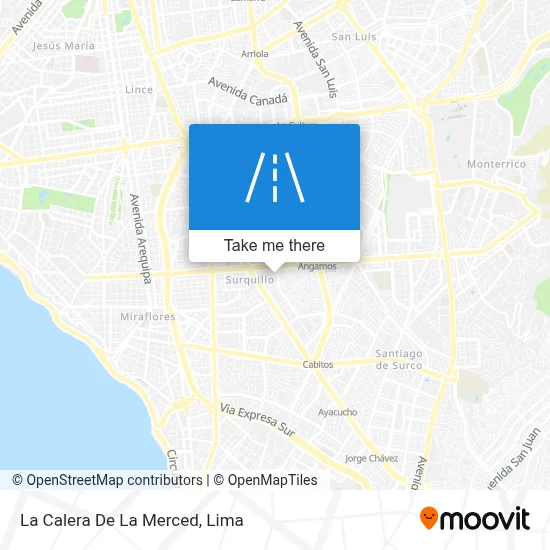 La Calera De La Merced map