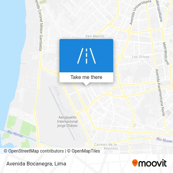 Avenida Bocanegra map