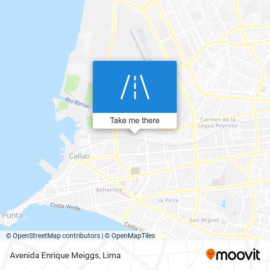 Avenida Enrique Meiggs map