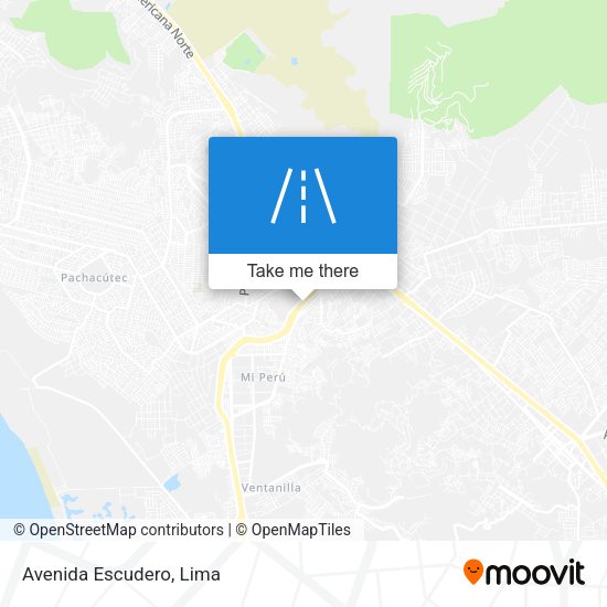 Mapa de Avenida Escudero