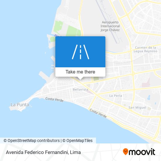 Avenida Federico Fernandini map