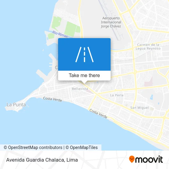 Avenida Guardia Chalaca map