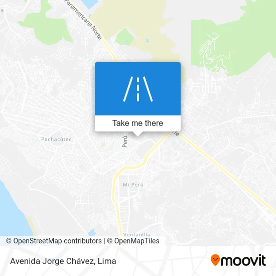 Avenida Jorge Chávez map