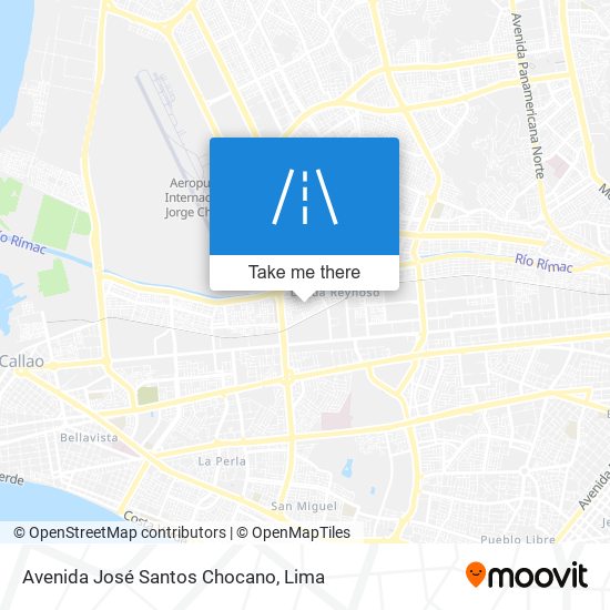 Avenida José Santos Chocano map