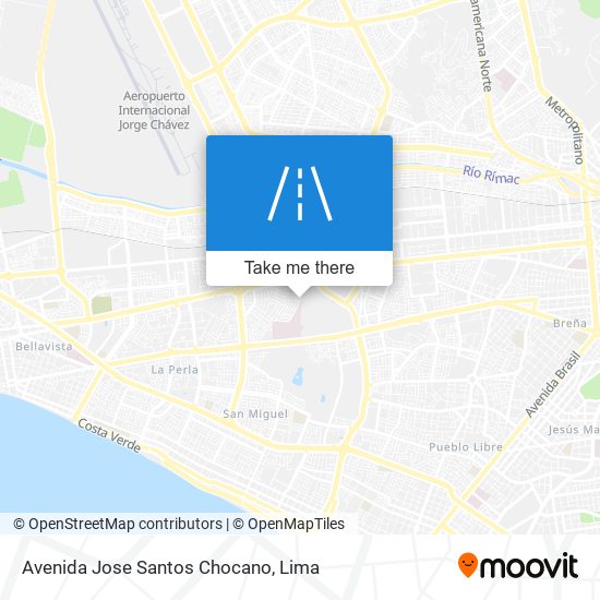 Avenida Jose Santos Chocano map