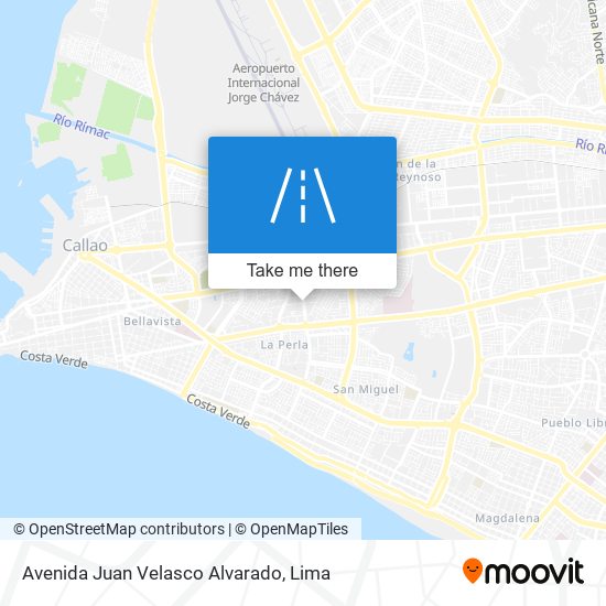 Avenida Juan Velasco Alvarado map