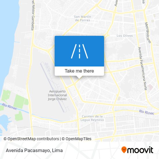 Avenida Pacasmayo map
