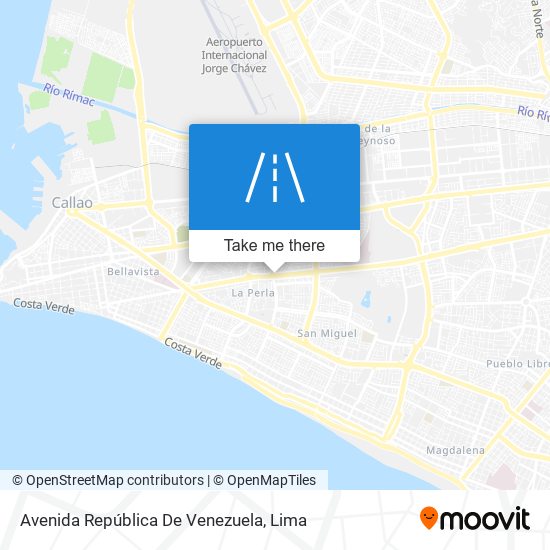 Avenida República De Venezuela map