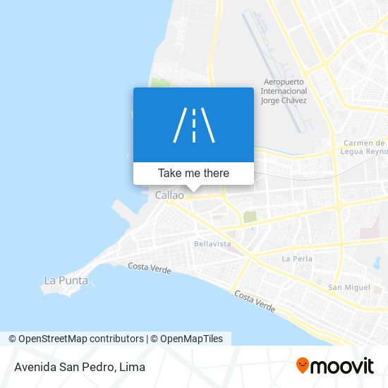 Avenida San Pedro map