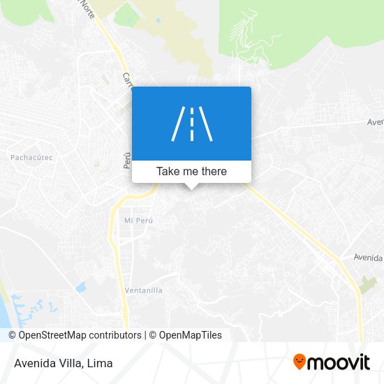 Mapa de Avenida Villa