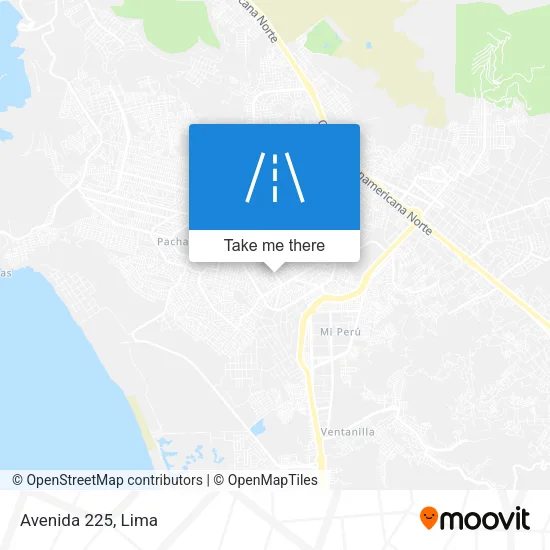 Avenida 225 map