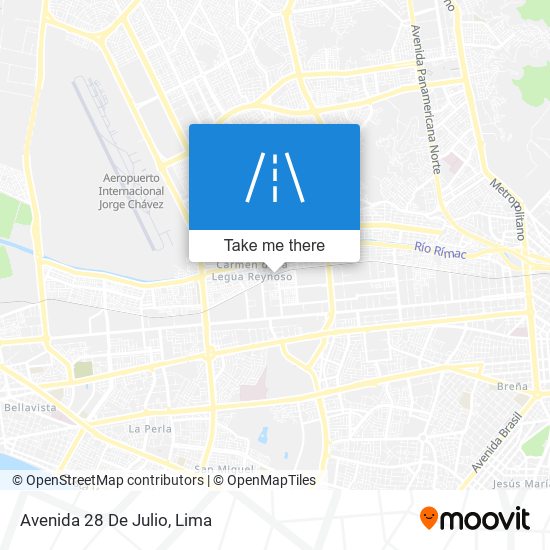 Mapa de Avenida 28 De Julio