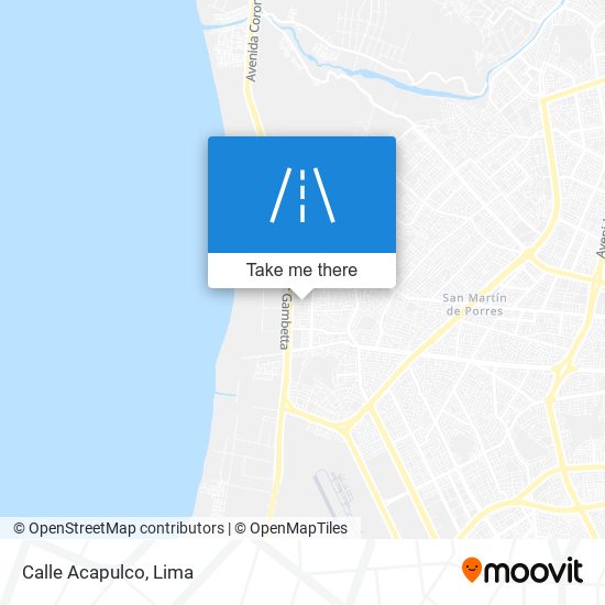 Mapa de Calle Acapulco