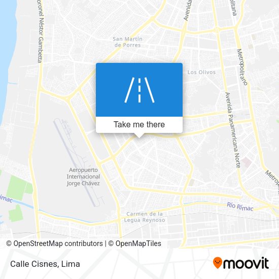 Mapa de Calle Cisnes