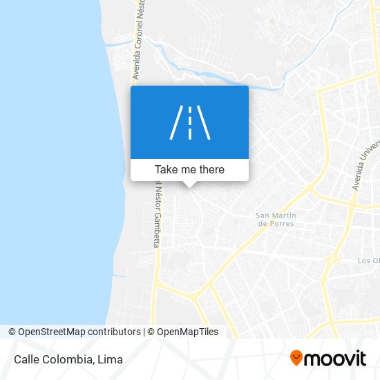 Calle Colombia map