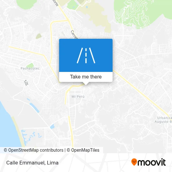 Calle Emmanuel map