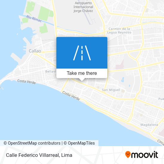 Calle Federico Villarreal map