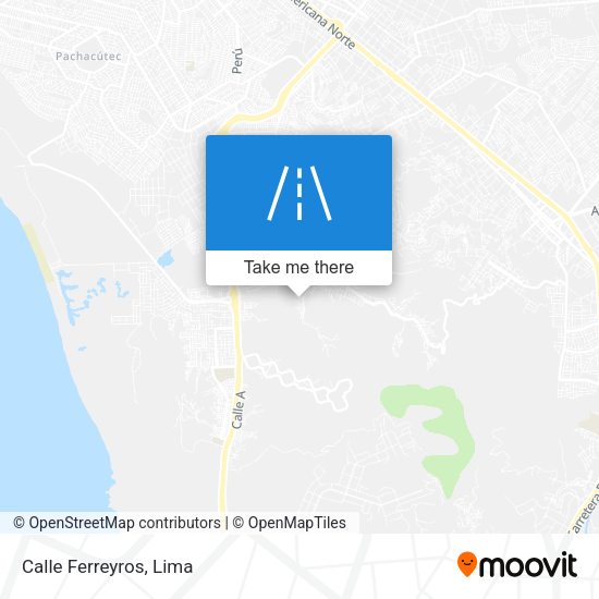 Mapa de Calle Ferreyros