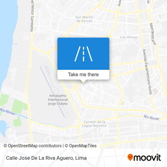 Calle Jose De La Riva Aguero map
