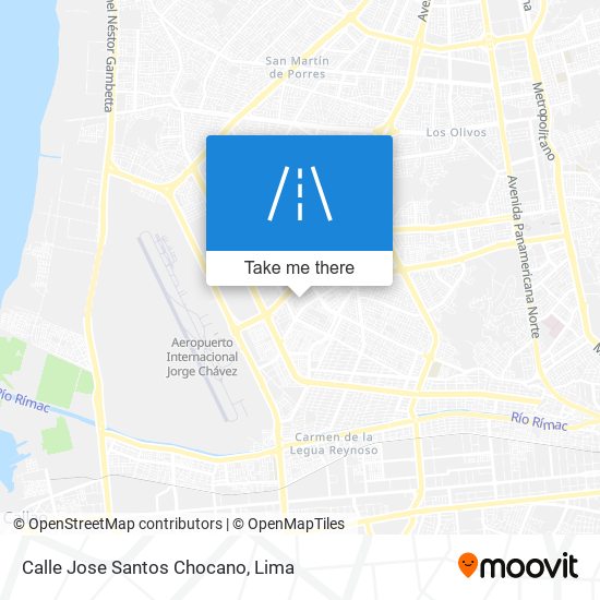 Calle Jose Santos Chocano map