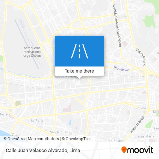 Calle Juan Velasco Alvarado map