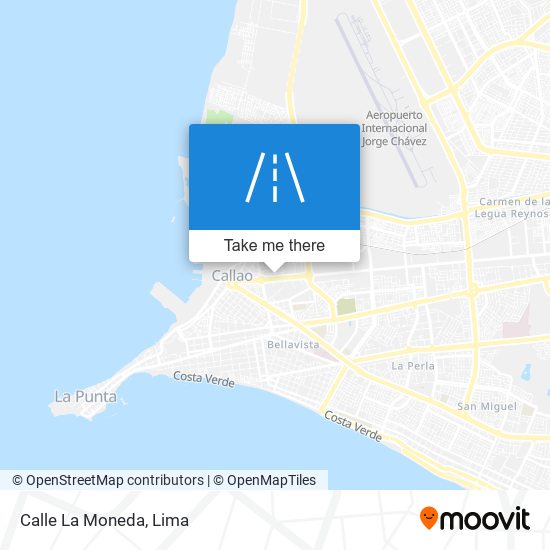 Mapa de Calle La Moneda