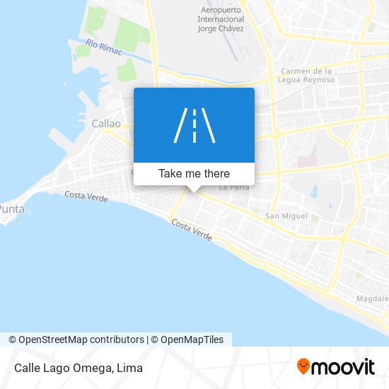 Mapa de Calle Lago Omega